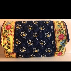 Vera Bradley Retired Mason Blue Quilted Wallet.
